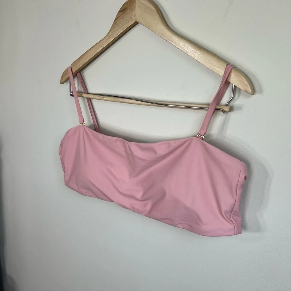 NWT Madewell Second Wave Spaghetti-Strap‎ Bandeau Bikini Top